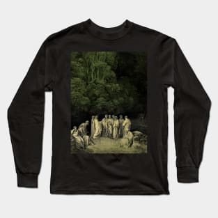 High Resolution Gustave Doré Illustration The Poets in Limbo Tinted Long Sleeve T-Shirt